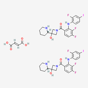molecular formula C46H46F6I2N6O8 B606753 Cobimetinib Fumarate CAS No. 1369665-02-0