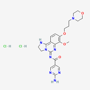 molecular formula C23H30Cl2N8O4 B606763 Copanlisib hydrochloride 