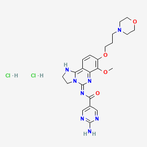 molecular formula C23H30Cl2N8O4 B606763 Copanlisib hydrochloride CAS No. 1402152-13-9