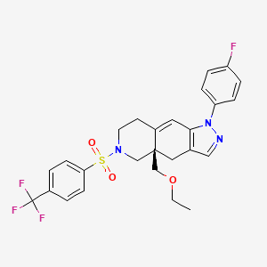 molecular formula C26H25F4N3O3S B606766 Cort108297 CAS No. 1018679-79-2