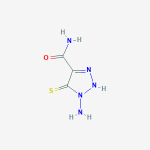 1-Amino-5-mercapto-1H-1,2,3-triazole-4-carboxamide