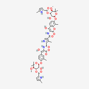 molecular formula C55H59N5O20 B606774 Sugordomycin D-la CAS No. 4434-05-3