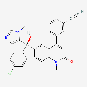 molecular formula C29H22ClN3O2 B606782 Unii-L0S47W9gpy CAS No. 1190094-64-4
