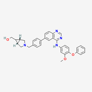 molecular formula C34H32N4O3 B606783 CP-654577 CAS No. 639087-64-2