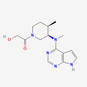 molecular formula C15H21N5O2 B606784 托法替尼代谢物 M2 CAS No. 1243290-37-0