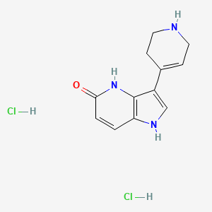 1,4-Dihydro-3-(1,2,3,6-tetrahydro-4-pyridinyl)-5H-pyrrol[3,2-b]pyridin-5-one dihydrochloride hydrate