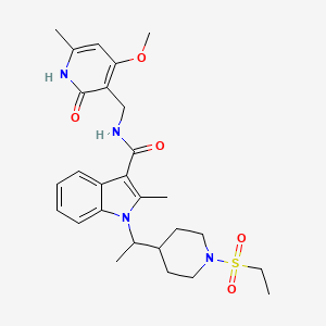 molecular formula C27H36N4O5S B606793 CPI-169 racemate CAS No. 1450655-76-1