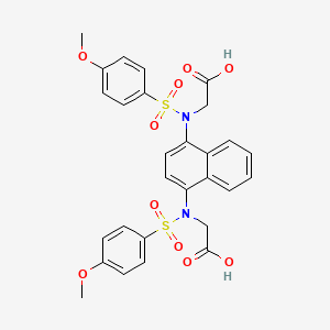 molecular formula C28H26N2O10S2 B606804 CPUY192018 