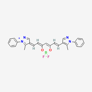 molecular formula C27H25BF2N4O2 B606808 Cranad-28 CAS No. 1623747-97-6