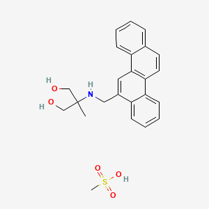 molecular formula C24H25NO4S B606812 Crisnatol mesylate CAS No. 96389-69-4