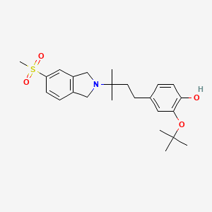molecular formula C24H33NO4S B606824 Sigma-2 receptor antagonist 1 CAS No. 1802632-22-9