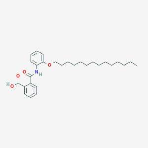 2-[(2-Tetradecoxyphenyl)carbamoyl]benzoic acid