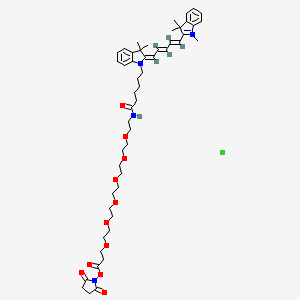molecular formula C51H71ClN4O11 B606856 Cy5-PEG6-NHS ester 