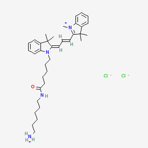 molecular formula C36H52Cl2N4O B606860 Cyanine3 amine CAS No. 2247688-56-6