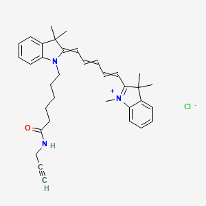 molecular formula C35H42ClN3O B606867 Cyanine5 alkyne CAS No. 1223357-57-0
