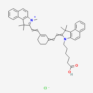 molecular formula C45H49ClN2O2 B606874 Cyanine7.5 carboxylic acid CAS No. 1686147-68-1