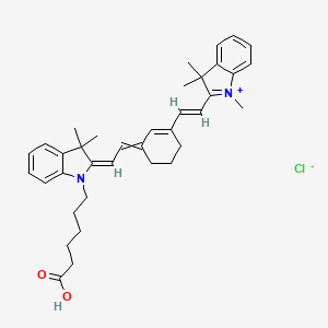 molecular formula C37H45ClN2O2 B606877 Cyanine7 carboxylic acid CAS No. 1628790-40-8