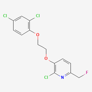 molecular formula C14H11Cl3FNO2 B606897 CYM50260 CAS No. 1355026-60-6