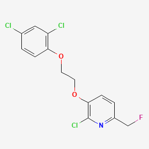 2-Chloro-3-(2-(2,4-dichlorophenoxy)ethoxy)-6-(fluoromethyl)pyridine