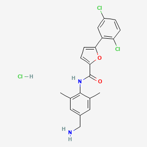 molecular formula C20H19Cl3N2O2 B606899 CYM50358 hydrochloride 