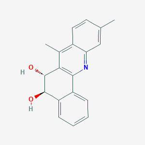 trans-5,6-Dihydro-5,6-dihydroxy-7,10-dimethylbenz(c)acridine