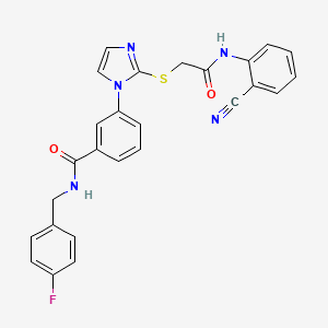 molecular formula C26H20FN5O2S B606901 CypD-IN-29 