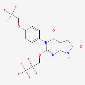 molecular formula C17H11F8N3O4 B606917 D5D-IN-326 CAS No. 1236767-85-3