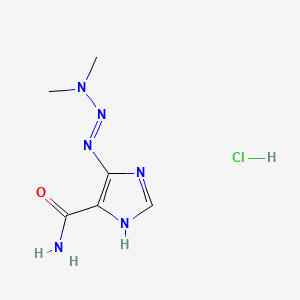 molecular formula C6H11ClN6O B606923 Dacarbazine hydrochloride CAS No. 17925-90-5