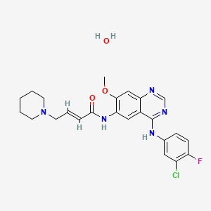 molecular formula C24H27ClFN5O3 B606925 Dacomitinib hydrate CAS No. 1042385-75-0