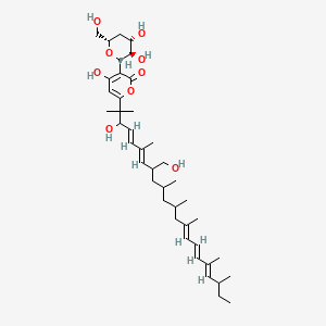 molecular formula C41H64O9 B606928 Dactylfungin B CAS No. 146935-35-5
