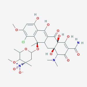 molecular formula C31H38ClN3O14 B606930 Dactylocycline B CAS No. 125622-13-1