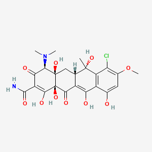 molecular formula C22H23ClN2O10 B606933 Dactylocyclinone CAS No. 110298-64-1