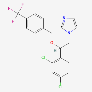 molecular formula C19H15Cl2F3N2O B606938 Dapaconazole CAS No. 1269726-67-1