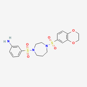molecular formula C19H23N3O6S2 B606943 DASA-58 