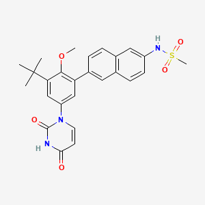 molecular formula C26H27N3O5S B606944 Dasabuvir CAS No. 1132935-63-7