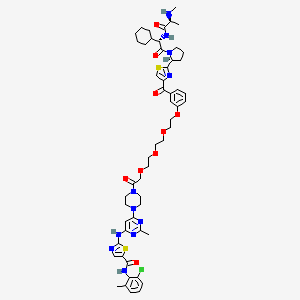 molecular formula C54H68ClN11O9S2 B606945 Sniper(abl)-039 