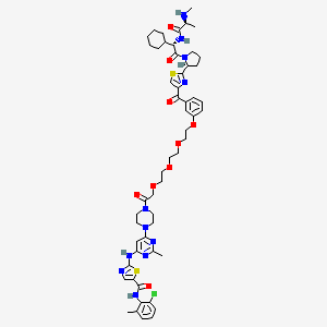 molecular formula C54H68ClN11O9S2 B606945 Sniper(abl)-039 CAS No. 2222354-29-0