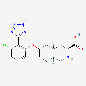 molecular formula C17H20ClN5O3 B606946 Dasolampanel CAS No. 503294-13-1