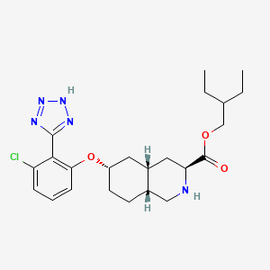 molecular formula C23H32ClN5O3 B606947 达索拉帕尼乙丁酯 CAS No. 503291-52-9