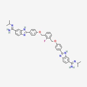 molecular formula C42H41FN8O2 B606949 Carboximidamide) CAS No. 2170606-74-1