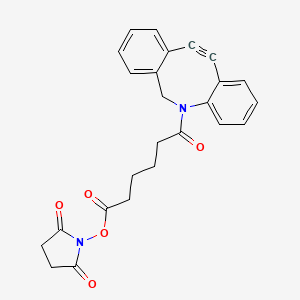 molecular formula C25H22N2O5 B606954 DBCO-NHS ester 2 