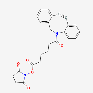 molecular formula C25H22N2O5 B606954 DBCO-C6-NHS ester CAS No. 1384870-47-6