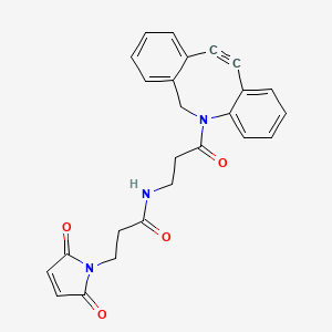 molecular formula C25H21N3O4 B606955 DBCO-马来酰亚胺 CAS No. 1395786-30-7