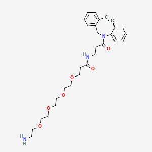 molecular formula C29H37N3O6 B606956 DBCO-NHCO-PEG4-胺 CAS No. 1255942-08-5