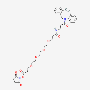 molecular formula C34H39N3O10 B606957 DBCO-NHCO-PEG4-NHS ester CAS No. 2100306-58-7