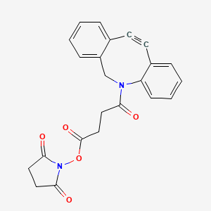 molecular formula C23H18N2O5 B606960 Dbco-nhs CAS No. 1353016-71-3