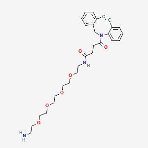 molecular formula C29H37N3O6 B606962 DBCO-PEG4-amine 