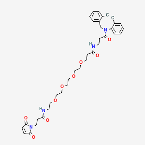 molecular formula C36H42N4O9 B606965 DBCO-PEG4-Maleimide CAS No. 1480516-75-3