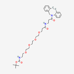 molecular formula C34H45N3O8 B606966 DBCO-NHCO-PEG4-NH-Boc CAS No. 1255942-12-1