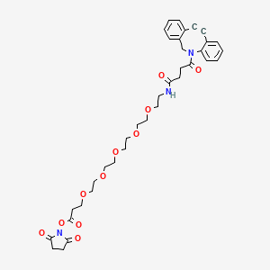 molecular formula C36H43N3O11 B606970 DBCO-PEG5-NHS ester CAS No. 2144395-59-3